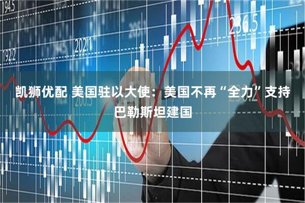 凯狮优配 美国驻以大使：美国不再“全力”支持巴勒斯坦建国