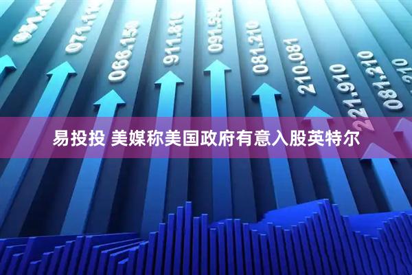 易投投 美媒称美国政府有意入股英特尔