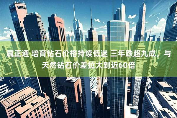 赢正通 培育钻石价格持续低迷 三年跌超九成，与天然钻石价差拉大到近60倍