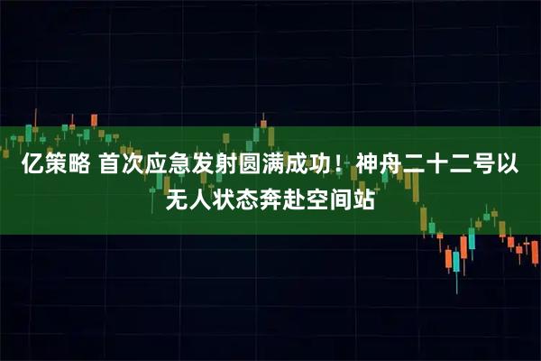 亿策略 首次应急发射圆满成功!神舟二十二号以无人状态奔赴空间站